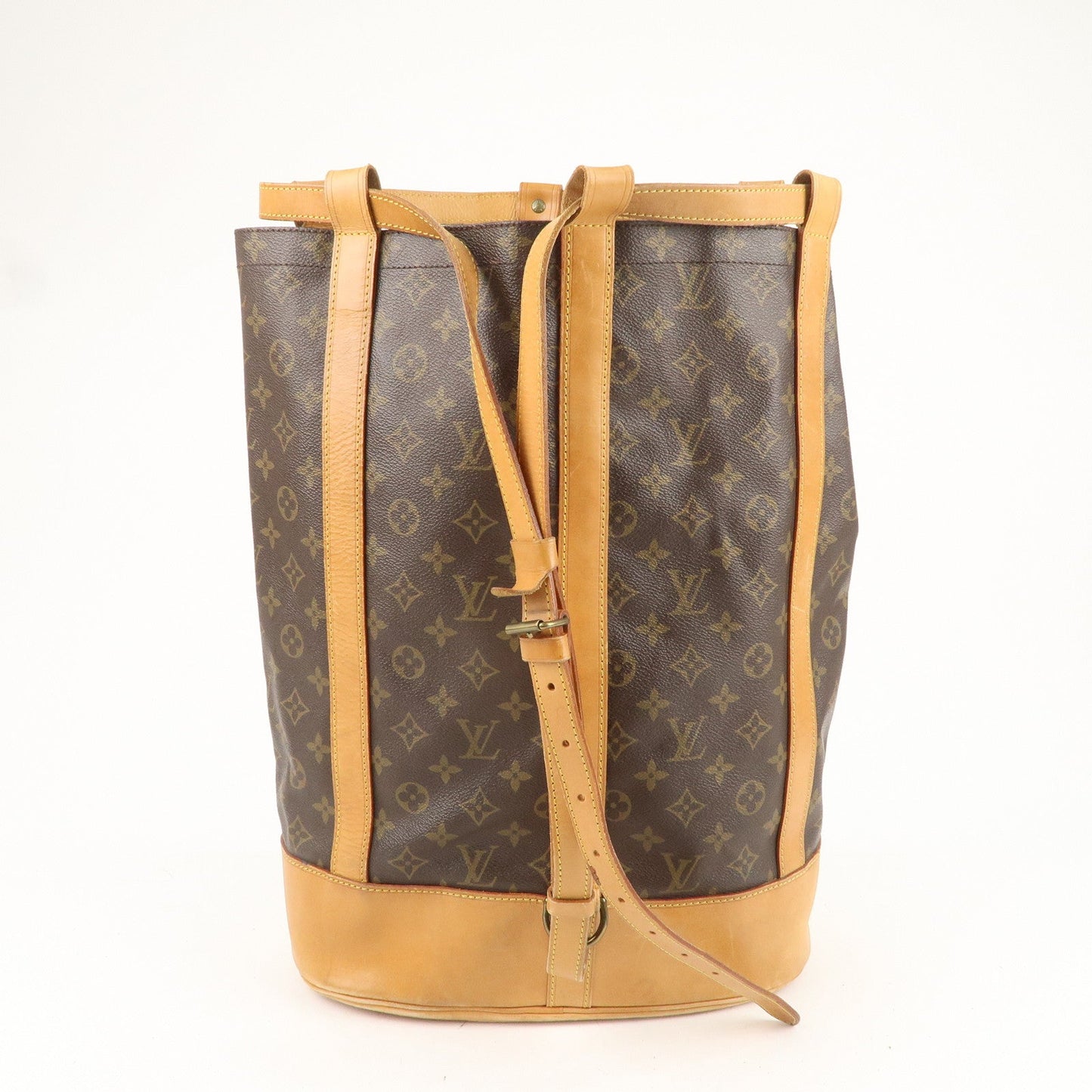 Louis Vuitton Monogram Randonnee GM Laundry Bag Brown M42244