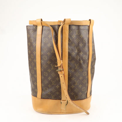 Louis Vuitton Monogram Randonnee GM Laundry Bag Brown M42244