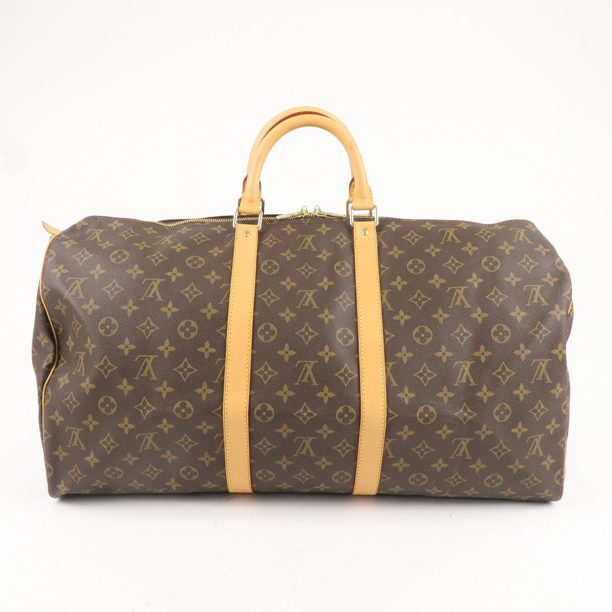 Louis Vuitton Monogram Keep All 55 Boston Bag Brown M41424