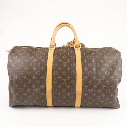 Louis Vuitton Monogram Keep All 55 Boston Bag Brown M41424