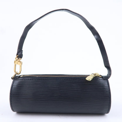 Louis Vuitton Epi Pouch For Soufflot Hand Bag Noir