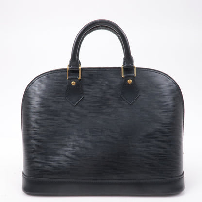 Louis Vuitton Epi Alma Hand Bag Noir Black M52142