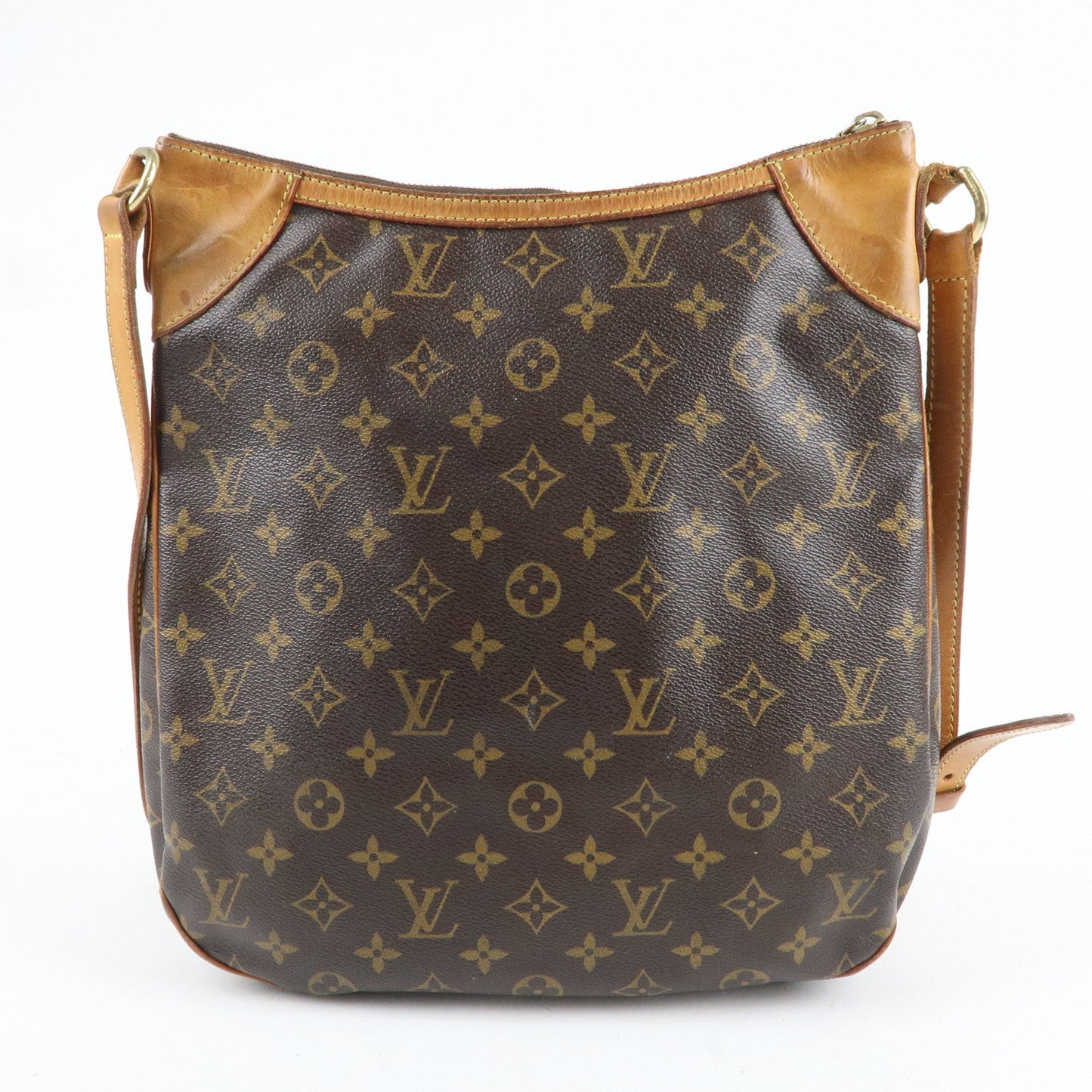 Louis Vuitton Monogram Odeon MM Shoulder Bag Brown M56389