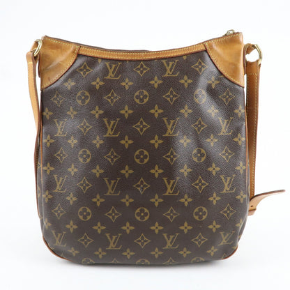 Louis Vuitton Monogram Odeon MM Shoulder Bag Brown M56389