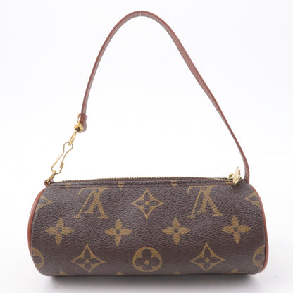 Louis Vuitton Monogram Pouch for Papillon Bag Old Type Brown