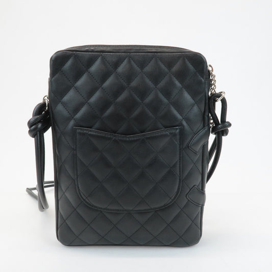 CHANEL Cambon Lamb Skin Medium Pochette Shoulder Bag A25178