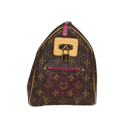 Louis Vuitton Monogram Perforated Speedy 30 Fuchsia