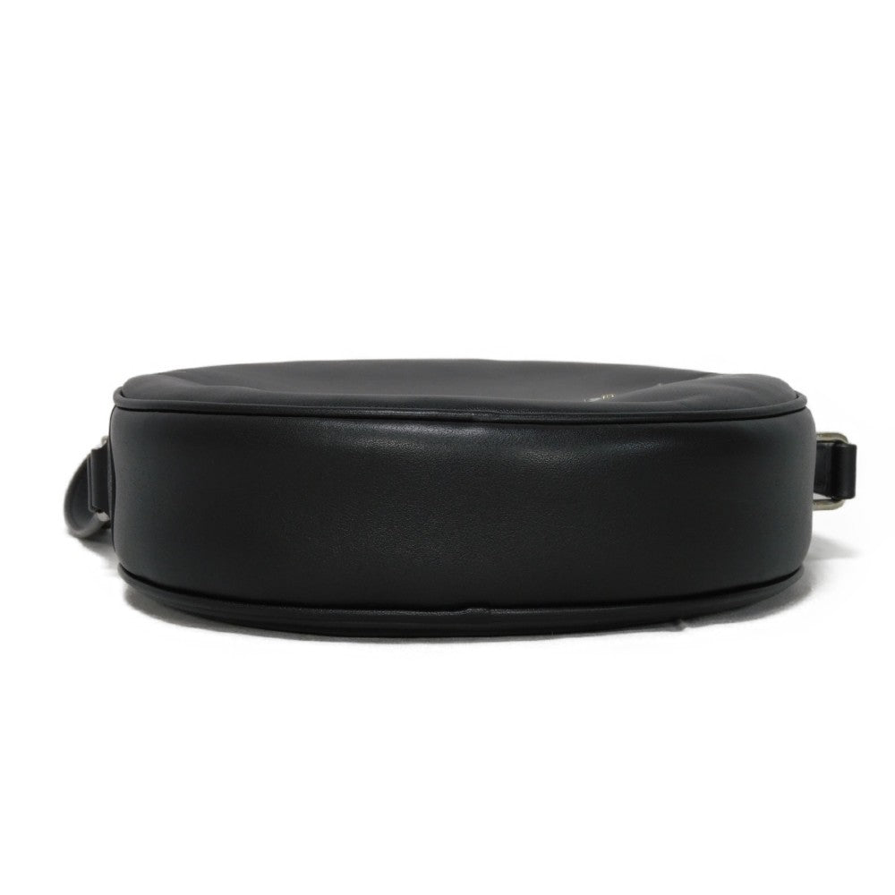 CELINE Shoulder Bag 195883DDJ.38SI Calfskin Black x white logo studs Round Mini Bag Women(Unisex) Used