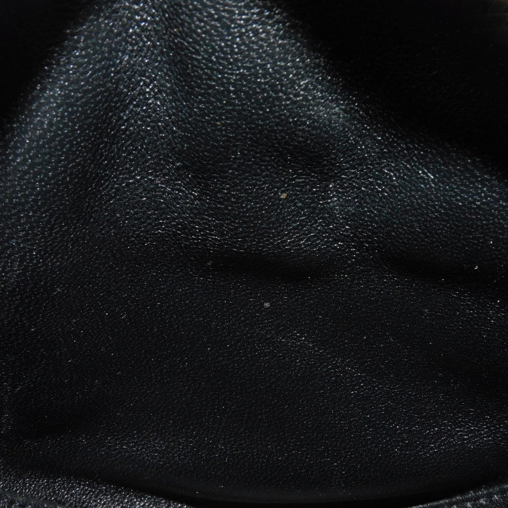 CELINE Shoulder Bag 195883DDJ.38SI Calfskin Black x white logo studs Round Mini Bag Women(Unisex) Used