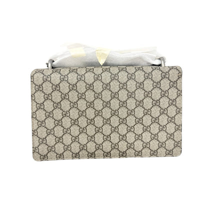 Gucci Dionysus Small Shoulder GG Supreme Monogram Beige RHW