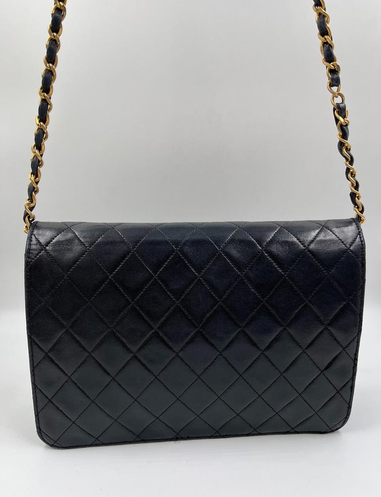 Vintage Navy Chanel Flap Bag