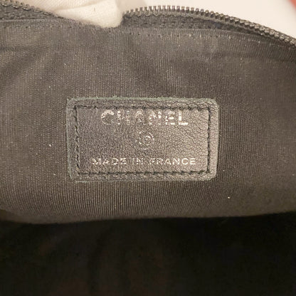 Chanel Black Leather Clutch