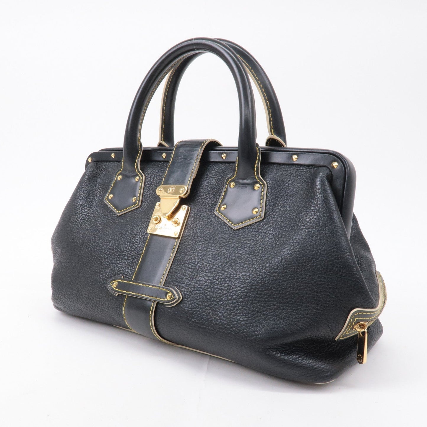 Louis Vuitton Suhali Angenieux PM Hand Bag Black Noir M91805