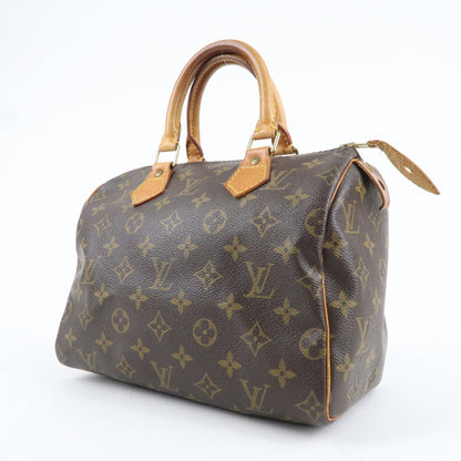 Louis Vuitton Monogram Speedy 25 Hand Bag Boston Bag M41528