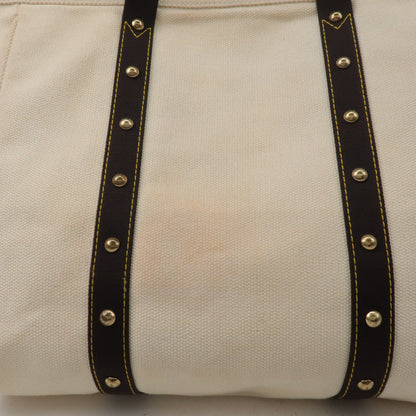 Louis Vuitton Antigua Cabas GM Tote Bag Hand Bag Ecru M40033