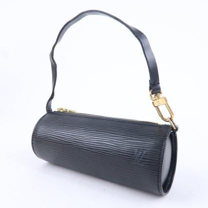 Louis Vuitton Epi Pouch For Soufflot Hand Bag Noir