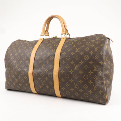 Louis Vuitton Monogram Keep All 55 Boston Bag Brown M41424