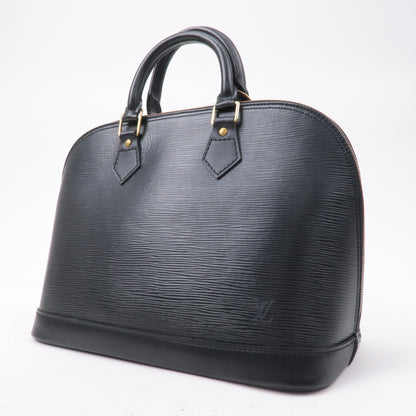 Louis Vuitton Epi Alma Hand Bag Noir Black M52142