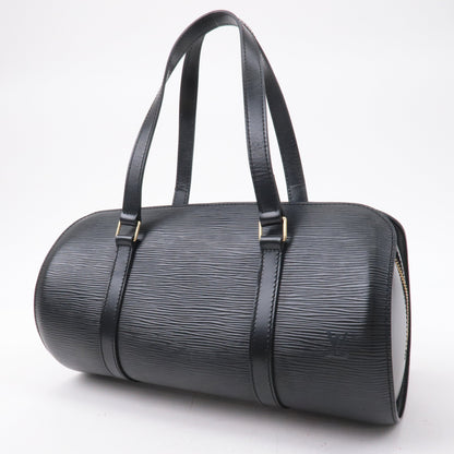 Louis Vuitton Epi Soufflot Hand Bag Pouch Noir Black M52862