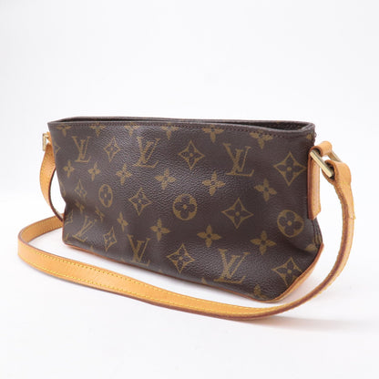Louis Vuitton Monogram Trotteur Shoulder Bag Brown M51240