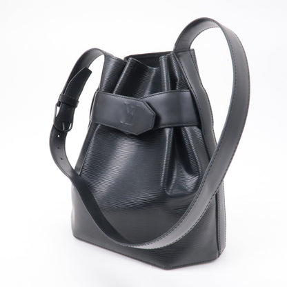 Louis Vuitton Epi Sac D'epaule PM Bucket Bag Noir Black M80157