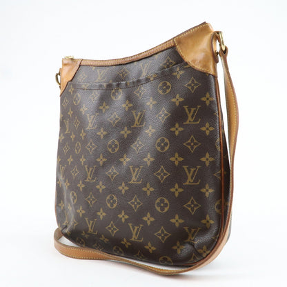 Louis Vuitton Monogram Odeon MM Shoulder Bag Brown M56389