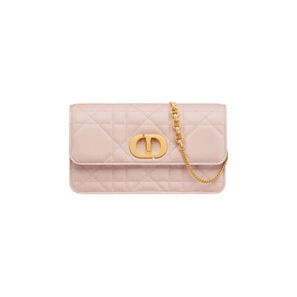Miss Caro Pouch with Chain pink