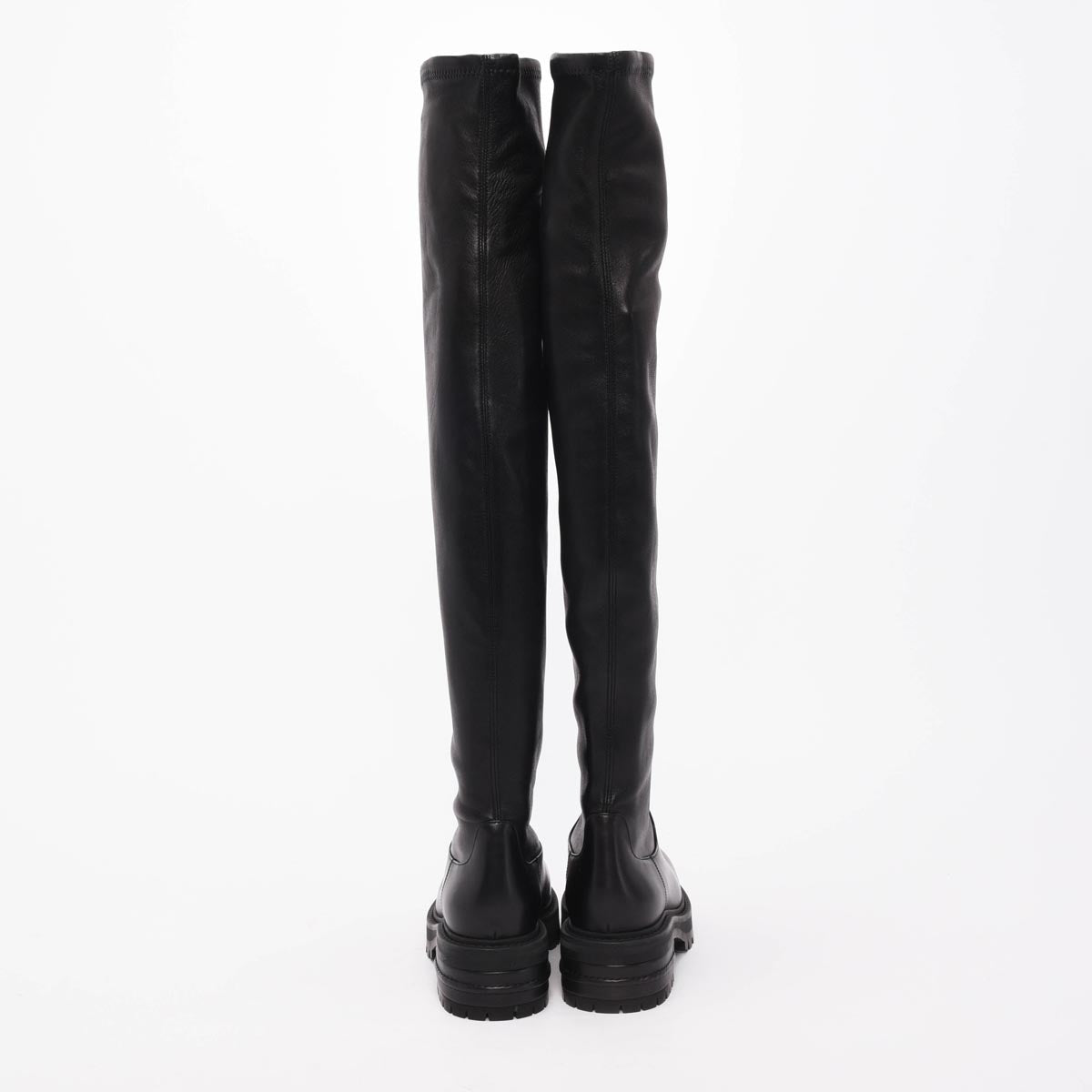 Dior Black Stretch Lambskin D-Fight Over-the-Knee Boots 36.5