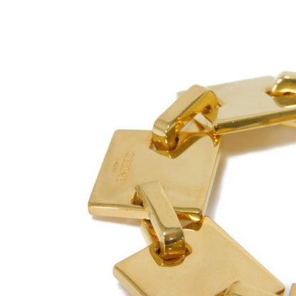 CELINE Necklace 460GQ6BRA.35OR brass gold New logo Square Women Used