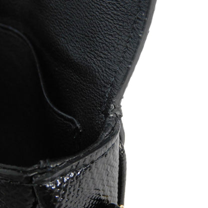 CELINE Shoulder Bag 190494BOE.38NO Karung leather black exotic Tassel small bag Women Used
