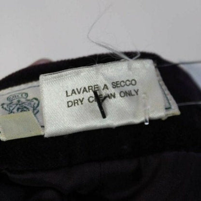 Early Vintage Gucci Purple Velvet Pencil Skirt
