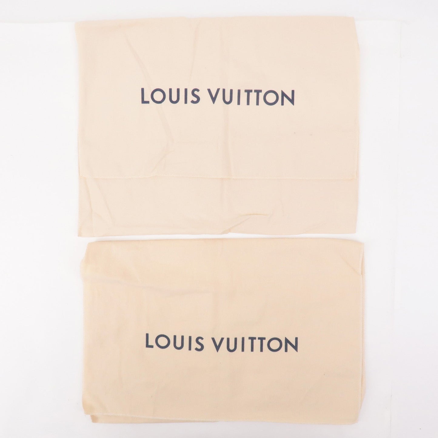 Louis Vuitton Set of 10 Dust Bag Beige Brown