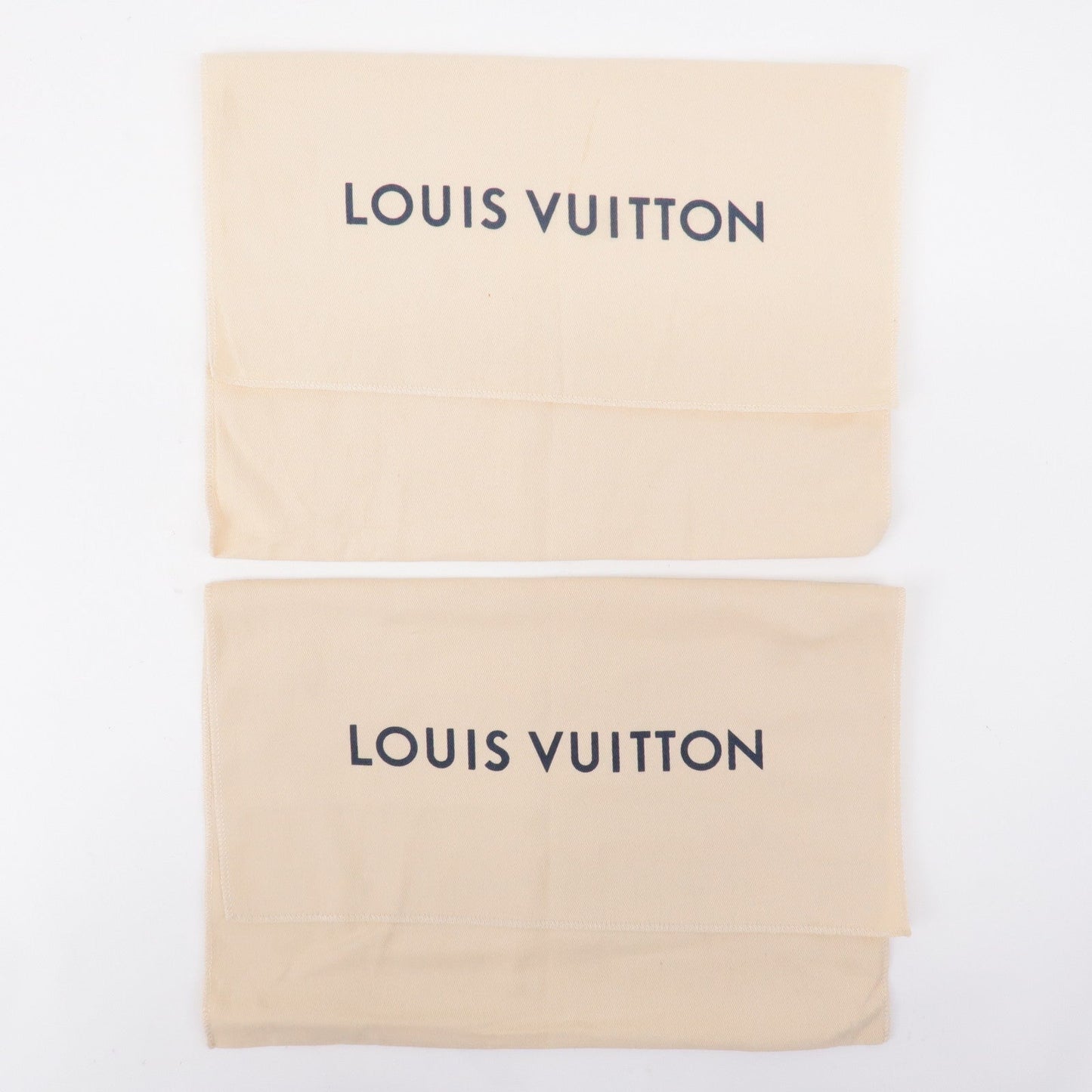 Louis Vuitton Set of 10 Dust Bag New Style Beige Brown