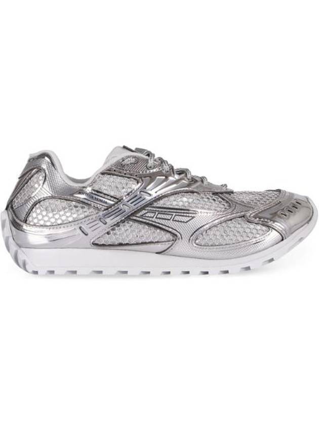 Luxury Bottega Veneta Orbit Low-Top Sneakers Silver
