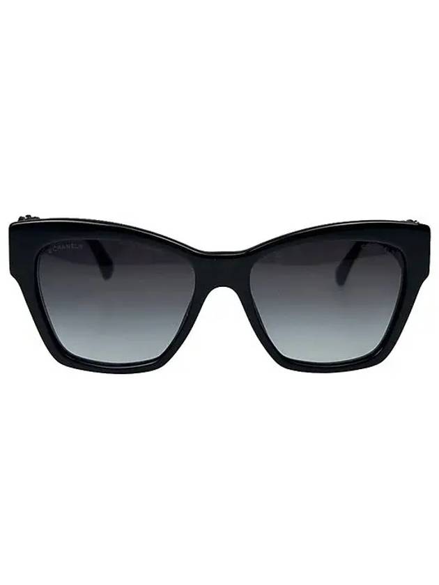 Eyewear Logo Square Sunglasses Black Chanel