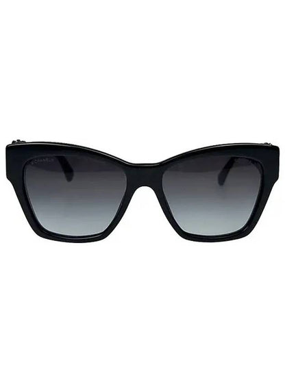 Eyewear Logo Square Sunglasses Black Chanel
