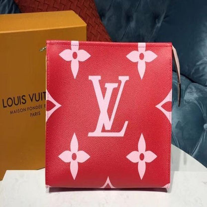 Louis Vuitton Toilet Pouch XL Monogram Rouge