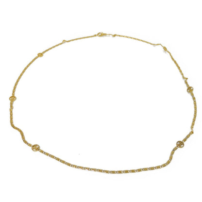 CELINE Necklace plating gold Brazon Macadam Women(Unisex) Used