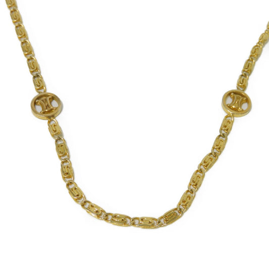 CELINE Necklace plating gold Brazon Macadam Women(Unisex) Used