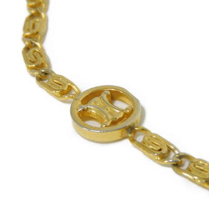 CELINE Necklace plating gold Brazon Macadam Women(Unisex) Used