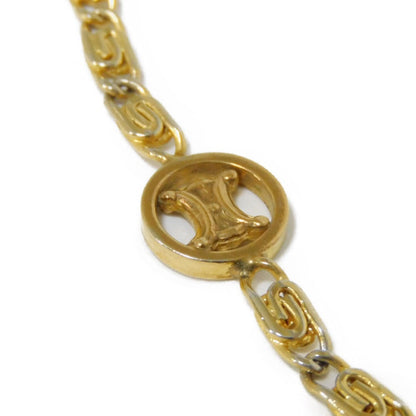 CELINE Necklace plating gold Brazon Macadam Women(Unisex) Used