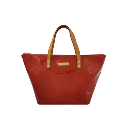 Louis Vuitton (LV) patent leather Bellevue Bag Red 250327781123038