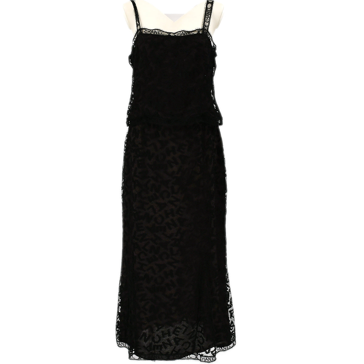 Chanel 1998 Fall lace top and skirt set #40 #42