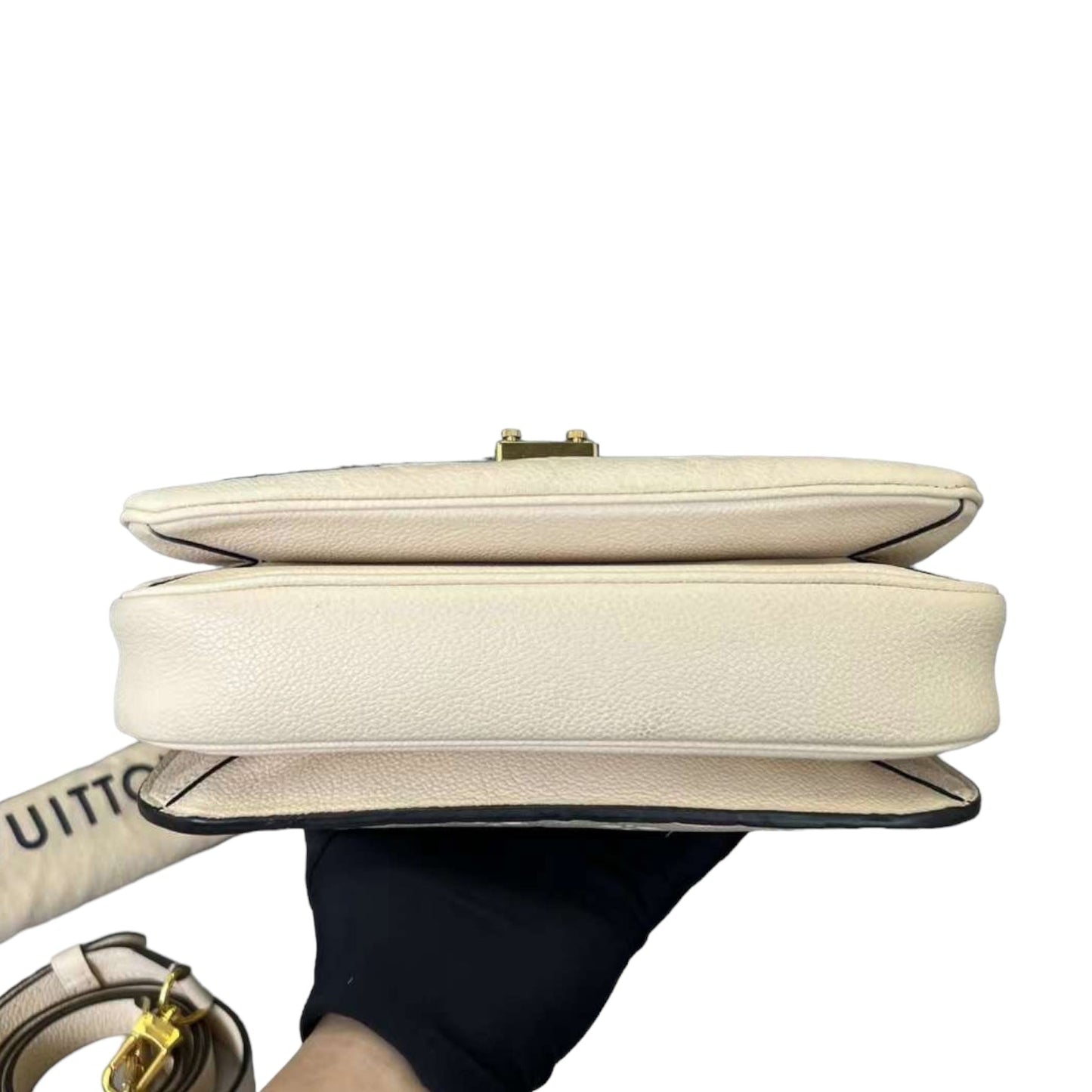 Louis-Vuitton Pochette Metis Empreinte White GHW