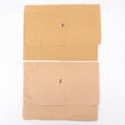 Louis Vuitton Set of 13 Dust Bag Old Style Beige Brown