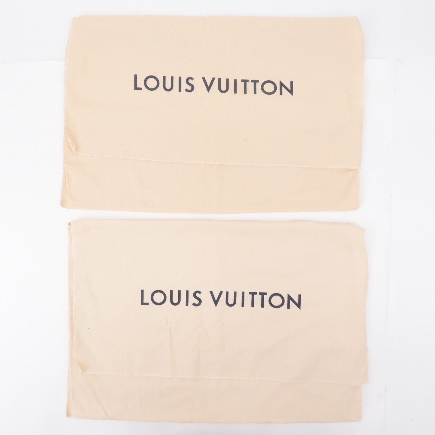 Louis Vuitton Set of 10 Dust Bag New Style Beige Brown