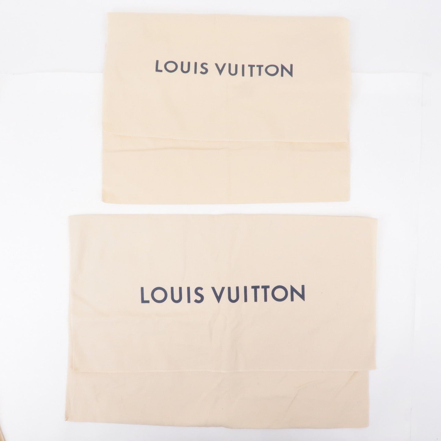 Louis Vuitton Set of 10 Dust Bag Beige Brown