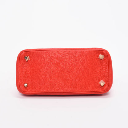 Dior Red & Navy Bullcalf Be Dior Small Flap Bag