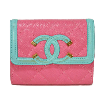 Chanel CC Filigree Card Holder