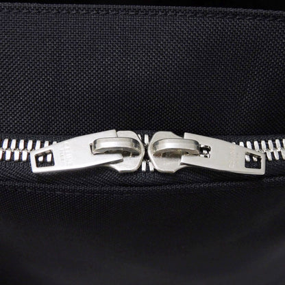 CELINE Shoulder Bag 198712DMT.38SI Nylon Black x white logo print Large Messenger mens Used